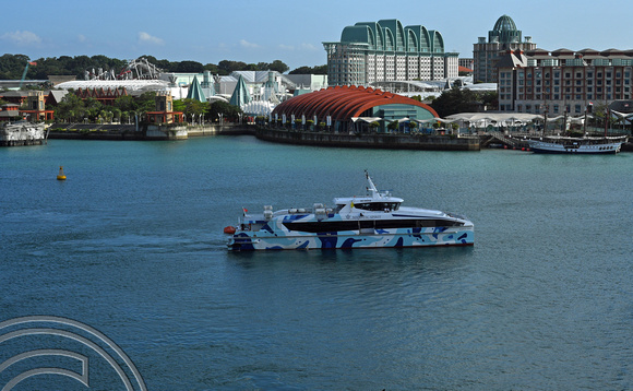 DG390767. Harbour front ferries. Singapore. 9.3.2023.