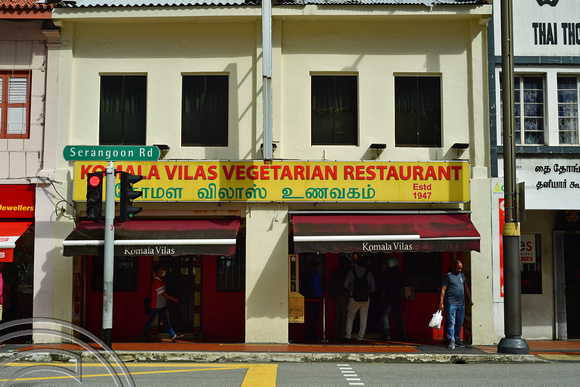 DG390612. Komala Vilas, famous Indian restaurant. Serangoon Rd. Little India. Singapore. 8.3.2023.