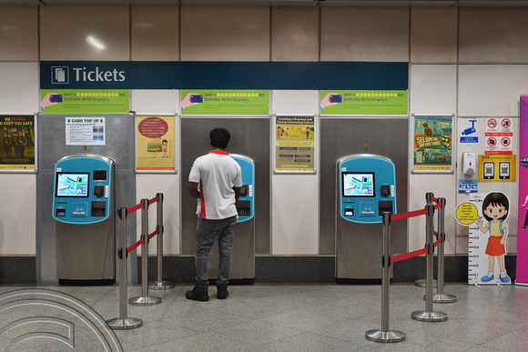 DG390755. New ticket machines. MRT. Chinatown. Singapore. 9.3.2023.