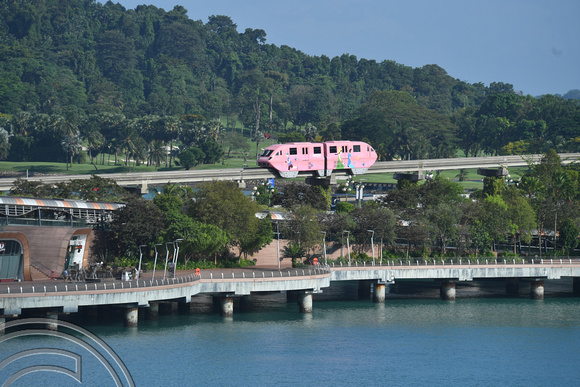 DG390770. Sentosa monorail. Singapore. 9.3.2023.