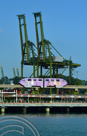 DG390780. Sentosa monorail. Singapore. 9.3.2023.