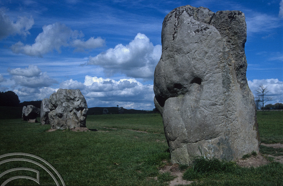 T5491. Standing stones. Avebury. Wiltshire. England. May 1996