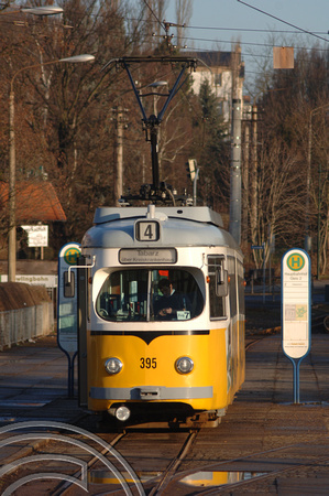 FDG3153. Tram 395. Gotha. Germany. 19.2.06.