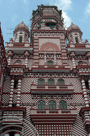 DG237400. Rebuilt mosque in Pettah. Colombo. Sri Lanka. 11.1.16.