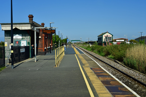 DG394391. Platform. Abergele and Pensarn. Wales. 16.5.2023.