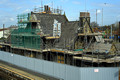 DG368798. Renovating the station building. Burscough Bridge.15.4.2022.