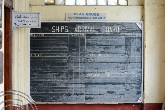 DG238927. A piece of nautical history. Clan House. Galle. Sri Lanka. 2.2.16