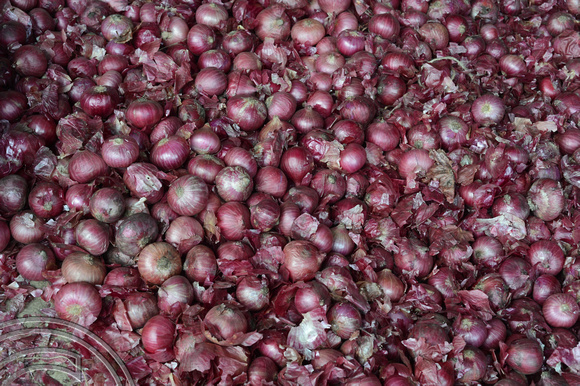 DG237379. Red onions. Manning market. Colombo. Sri Lanka. 11.1.16.