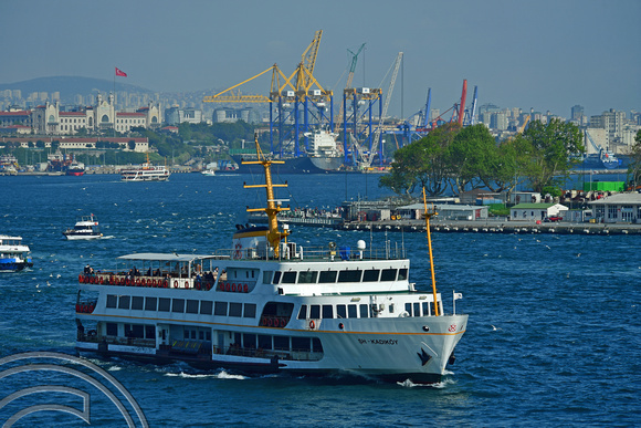 DG393841. Passenger ship SH-Kadikoy. IMO 9466829. 747 gross tonnes. Built 2009. Istanbul. Turkey. 7.5.2023.