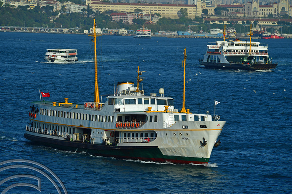 DG393890. Passenger ship Moda. IMO 8113255. 456 gross tonnes. Built 1986. Istanbul. Turkey. 7.5.2023.