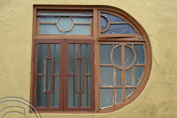 DG238895. Art deco window. Galle. Sri Lanka. 2.2.16