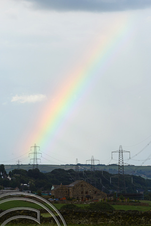 DG154466. Rainbow at Norland. W Yorks. 29.7.13.