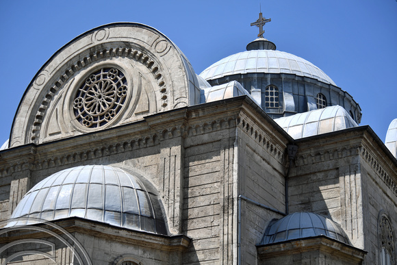 DG393933. Hagia Triada Greek Orthodox Church. Taksim Square. Istanbul. Turkey. 7.5.2023.