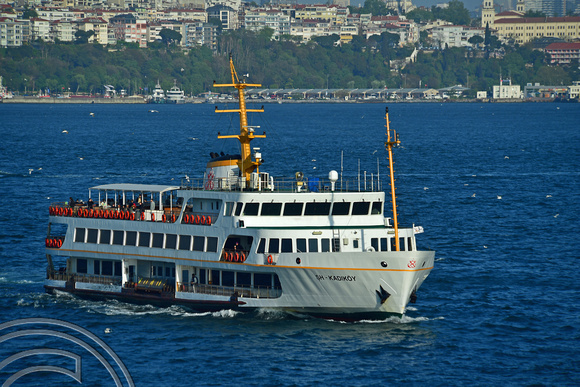 DG393877. Passenger ship SH-Kadikoy. IMO 9466829. 747 gross tonnes. Built 2009. Istanbul. Turkey. 7.5.2023.