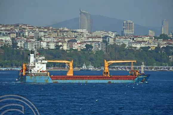 DG393876. Cargoship Viktor Zabelin. IMO  9210256. 6204 gross tonnes. Built 2000. Istanbul. Turkey. 7.5.2023.