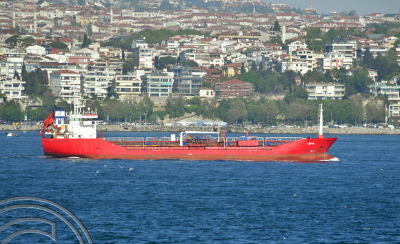 DG393870. Chemical tanker Lidya. IMO 9260550. 1998 gross tonnes. Built 2003. Istanbul. Turkey. 7.5.2023.