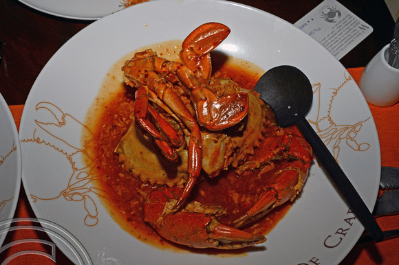 DG239635. Chili crab.The Ministry of Crab. Colombo. Sri Lanka. 4.2.16