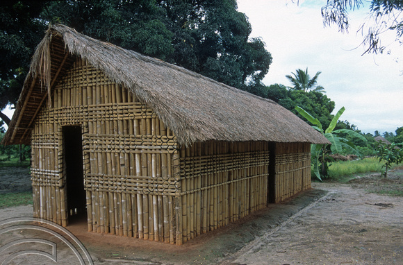 T10836. Traditional house at the village museum. Dar-es-Salaam. Tanzania. Africa. 15.05.01
