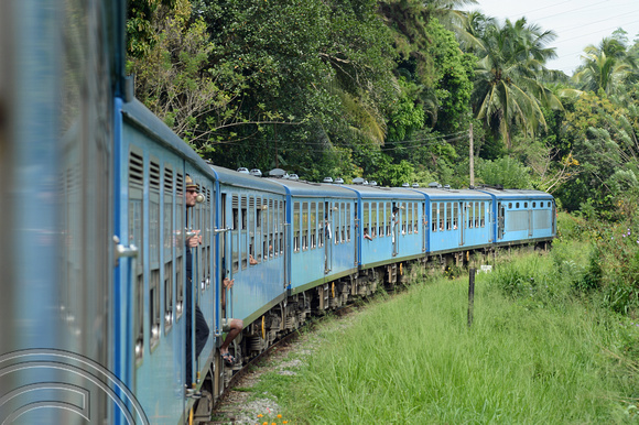DG237551. 10.35 Colombo - Kandy train. East of Balana. Sri Lanka. 12.1.16.