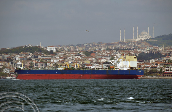 DG394029. Crude oil tanker HS Arge. IMO 9299745. 57243 gross tonnes. Built 2006. Istanbul Turkey. 7.5.2023.