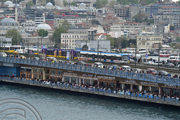 DG393576. Galata Bridge. Istanbul. Turkey. 6.5.2023.
