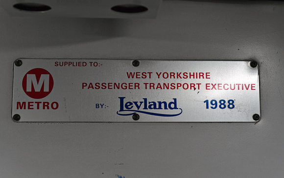 DG392940. Leyland makers plate. 155344. 18.4.2023.
