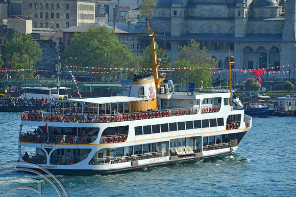 DG393850. Passenger ship SH-Kadikoy. IMO 9466829. 747 gross tonnes. Built 2009. Istanbul. Turkey. 7.5.2023.