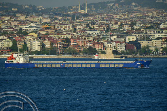 DG393904. General Cargo ship. NAVIS 2. IMO 9868742. 4982 Gross tonnes. Built 2019. Istanbul. Turkey. 7.5.2023.