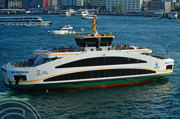 DG393885. Passenger ship SH Kucuksu. IMO 9764934. 294 gross tonnes. Built 2015. Istanbul. Turkey. 7.5.2023.