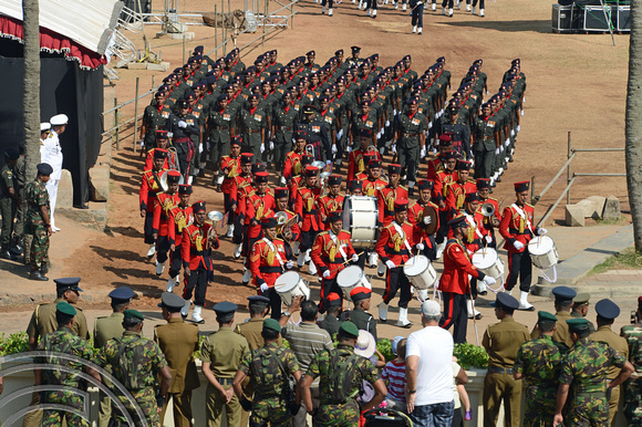 DG239315. Independence day parade. Galle Face Green. Colombo. Sri Lanka. 4.2.16