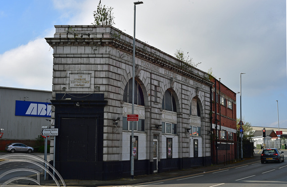 DG392696. Old Yorkshire Electric Power Co offices. Coronation St. Goole. Yorkshire. 18.4.2023.
