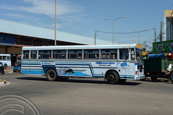 DG238305. Lanka Ashok Leyland bus. Matara. Sri Lanka. 26.1.16