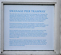 DG421621. History of the Swanage pier tramway. Swanage. Dorset. 4.7.2024.