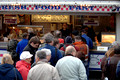 DG13358. Hungry crowds. Barrow Hill. 11.11.07.