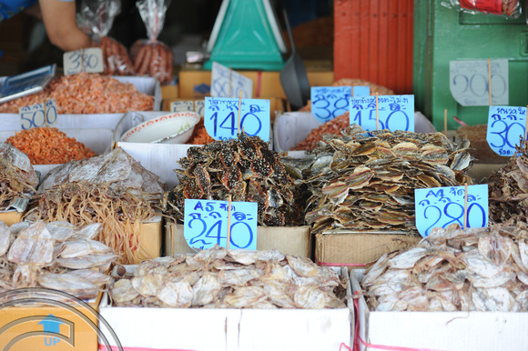TD08258. Dried fish. Bangkok. Thailand 1.1.09