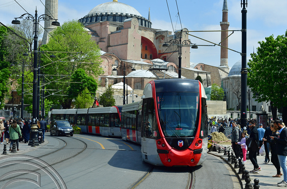 DG393665. Tram 831. Sultanahmet. Istanbul. Turkey. 7.5.2023.