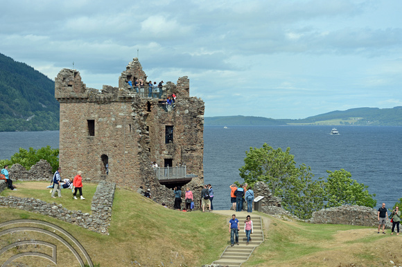 DG153844. Urquhart Castle. Loch Ness. 17.7.13.