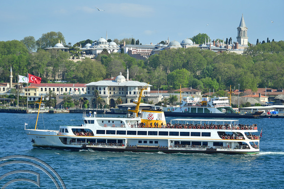 DG393849. Passenger ship SH-Sariyer. IMO 9466855. 741 gross tonnes. Built 2009. Istanbul. Turkey. 7.5.2023.