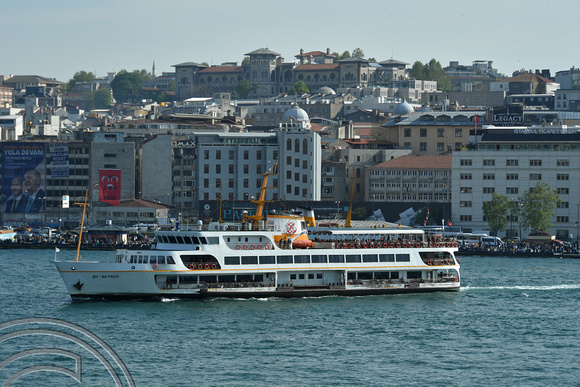 DG394065. Passenger ship SH Beykoz. IMO 9466843. 741 gross tonnes. Built 2009. Istanbul. Turkey. 7.5.2023.