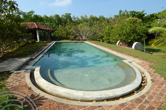 DG238761. Swimming pool. Villa Mangrove. Unawatuna. Sri Lanka. 1.2.16