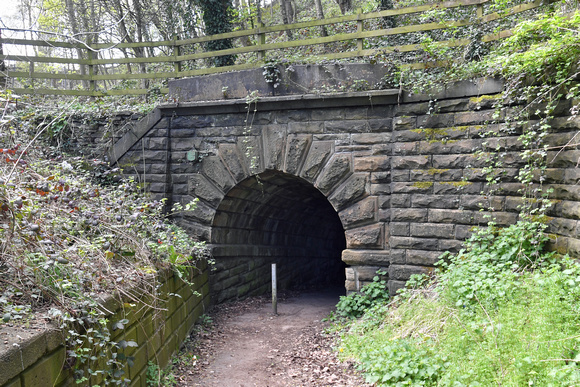 DG393114. Foot tunnel under the railway. Lady Anne Rd. Batley. 25.4.2023.