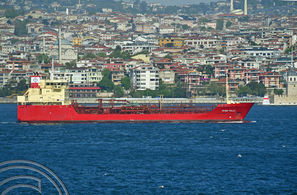 DG393839. Chemical tanker Ayse Telli. IMO 9122112. 4128 Gross tonnes. Built 1996. Istanbul. Turkey. 7.5.2023.