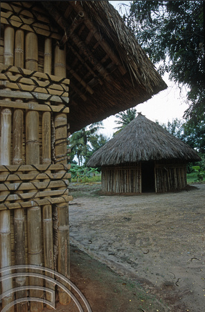 T10835. Traditional house at the village museum. Dar-es-Salaam. Tanzania. Africa. 15.05.01