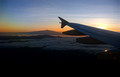 T10807. Sunrise over Kenya seen from a BA flight. 12.05.01