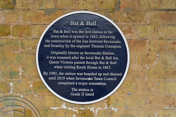 DG395678. History plaque. Bat and Ball. 6.6.2023.
