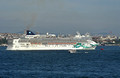 DG394081. Passenger ship Norwegian Jade. IMO 9304057. 93558 gross tonnes. Built 2006. Istanbul. Turkey. 7.5.2023.