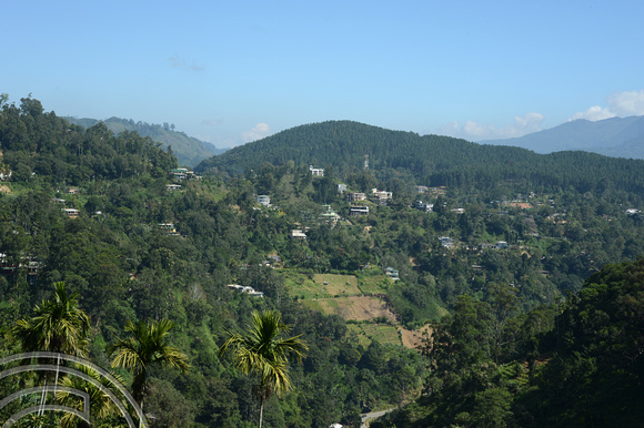 DG237847. Looking across to the town from the railway. Ella. Sri Lanka. 15.1.16.