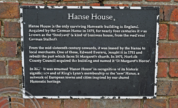 DG379320. Hanse House. Kings Lynn. Norfolk. 9.9.2022.