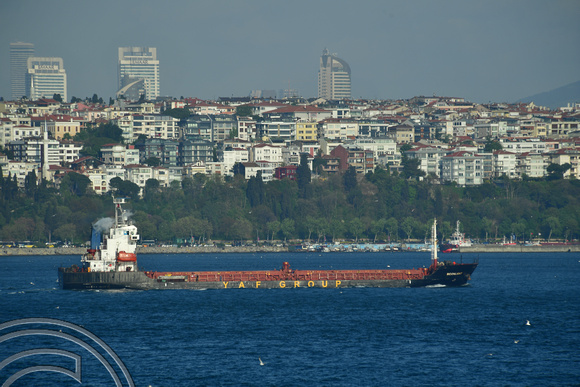 DG393882. General cargo ship Moonlight. IMO 9536301. 4425 gross tonnes. Built 2008. Istanbul. Turkey. 7.5.2023.