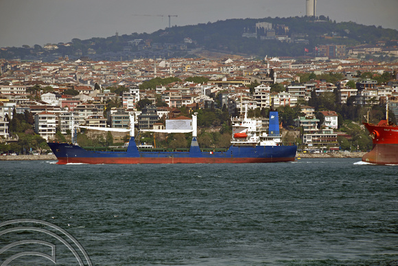 DG394035. General cargo ship Propus. IMO 9133757. 7708 gross tonnes. Built 1997. Istanbul. Turkey. 7.5.2023.